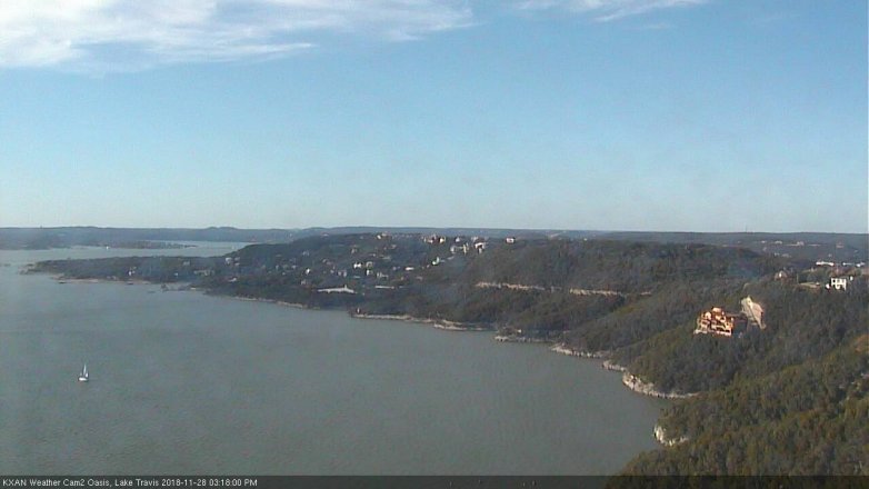 Lake Travis webcam, November 28, 2018 2:20 PM CT