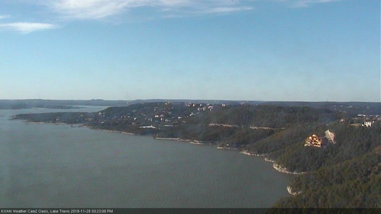 Lake Travis webcam, November 28, 2018 2:25 PM CT