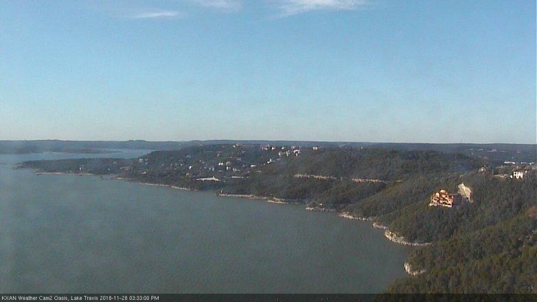 Lake Travis webcam, November 28, 2018 2:35 PM CT
