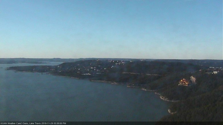 Lake Travis webcam, November 28, 2018 2:40 PM CT