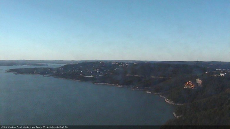 Lake Travis webcam, November 28, 2018 2:45 PM CT