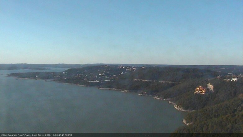 Lake Travis webcam, November 28, 2018 2:50 PM CT