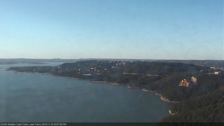 Lake Travis webcam, November 28, 2018 3:00 PM CT