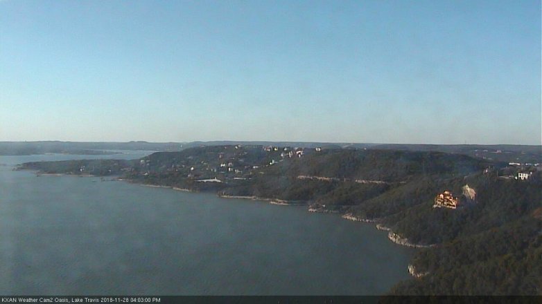 Lake Travis webcam, November 28, 2018 3:05 PM CT