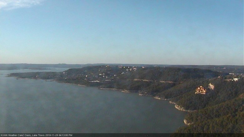 Lake Travis webcam, November 28, 2018 3:15 PM CT