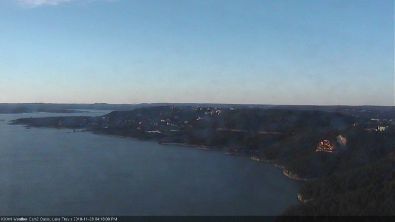 Lake Travis webcam, November 28, 2018 3:20 PM CT