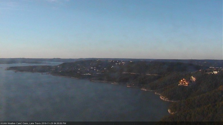 Lake Travis webcam, November 28, 2018 3:40 PM CT