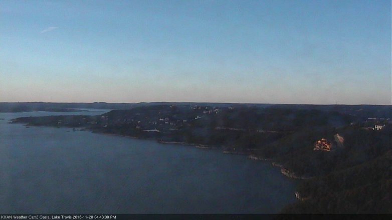 Lake Travis webcam, November 28, 2018 3:45 PM CT