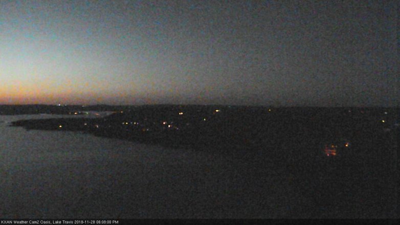 Lake Travis webcam, November 28, 2018 5:10 PM CT
