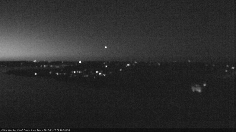 Lake Travis webcam, November 28, 2018 5:20 PM CT