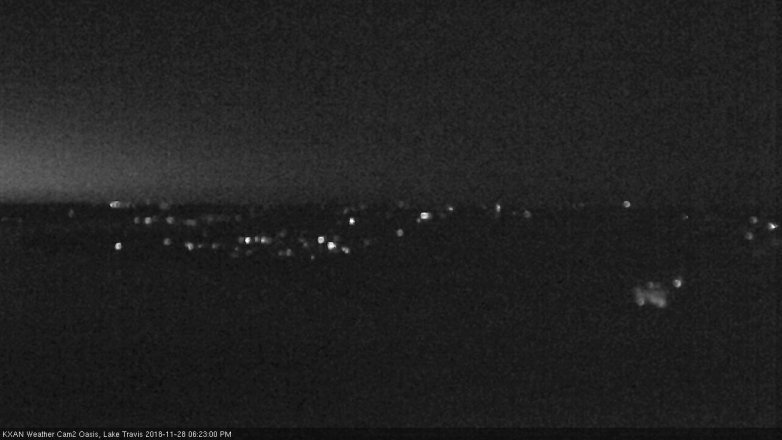 Lake Travis webcam, November 28, 2018 5:25 PM CT