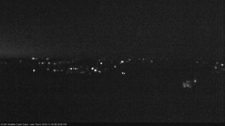 Lake Travis webcam, November 28, 2018 5:30 PM CT