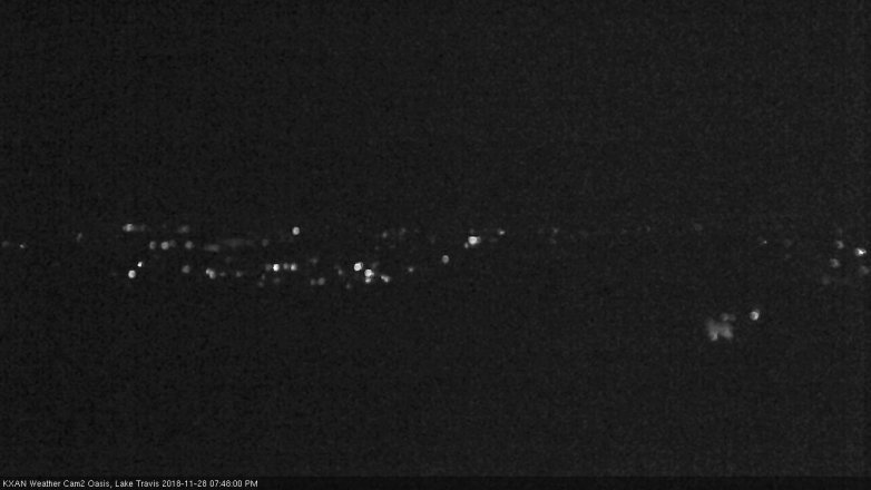 Lake Travis webcam, November 28, 2018 6:50 PM CT