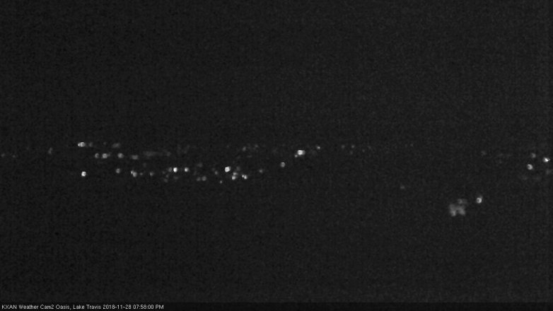 Lake Travis webcam, November 28, 2018 7:00 PM CT