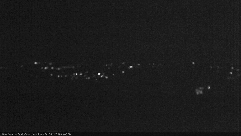 Lake Travis webcam, November 28, 2018 7:25 PM CT