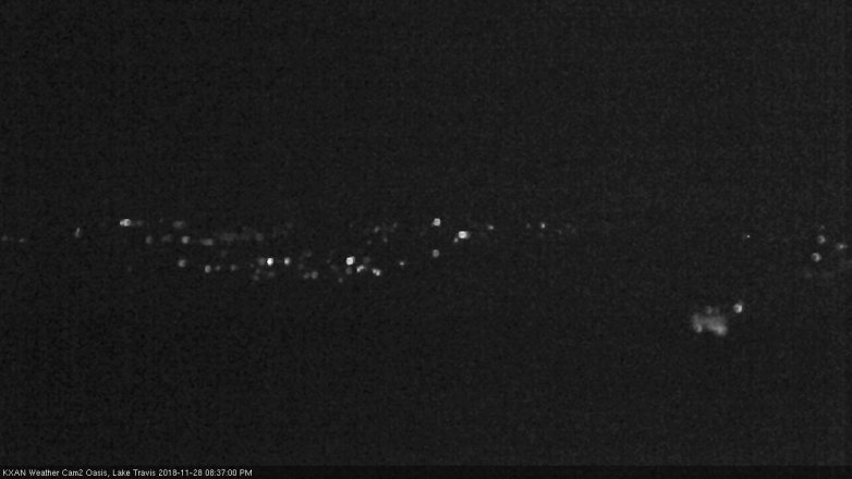 Lake Travis webcam, November 28, 2018 7:40 PM CT