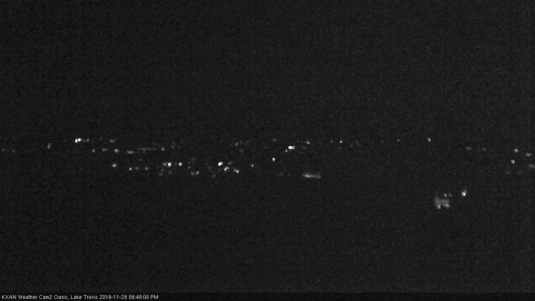 Lake Travis webcam, November 28, 2018 7:50 PM CT