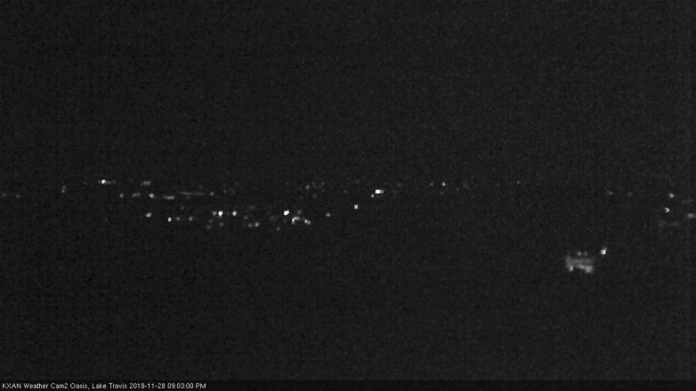 Lake Travis webcam, November 28, 2018 8:05 PM CT