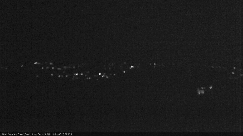Lake Travis webcam, November 28, 2018 8:15 PM CT