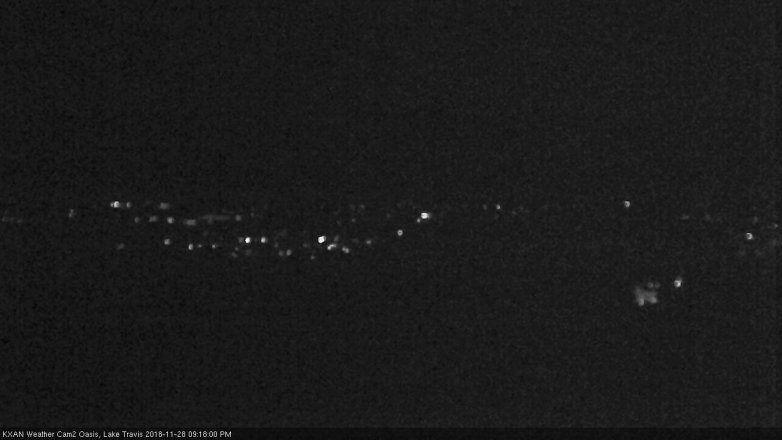 Lake Travis webcam, November 28, 2018 8:20 PM CT