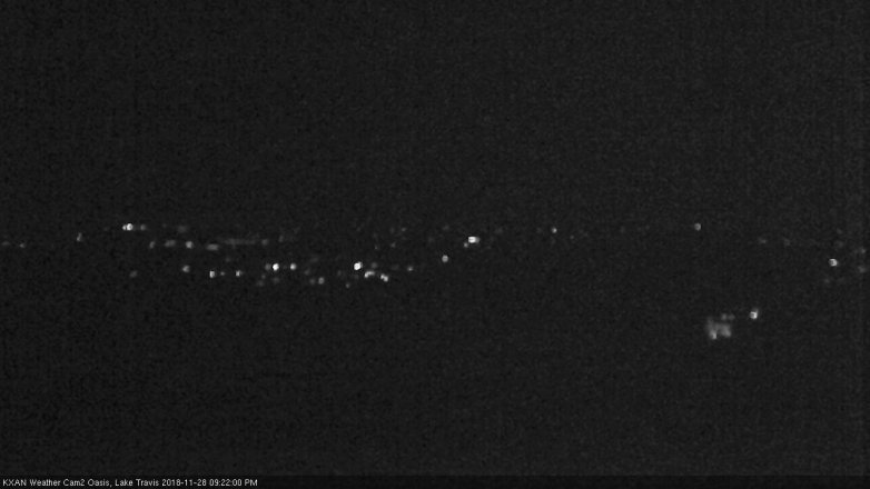 Lake Travis webcam, November 28, 2018 8:25 PM CT