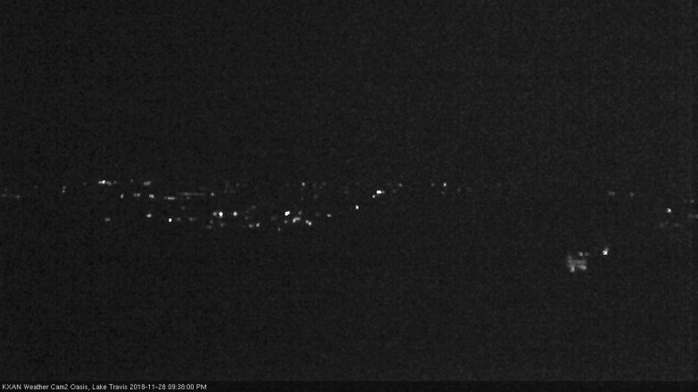 Lake Travis webcam, November 28, 2018 8:40 PM CT