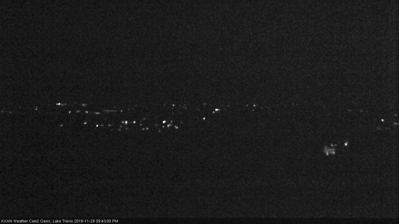 Lake Travis webcam, November 28, 2018 8:45 PM CT