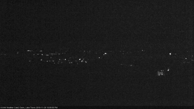 Lake Travis webcam, November 28, 2018 9:10 PM CT