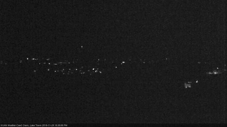 Lake Travis webcam, November 28, 2018 9:40 PM CT
