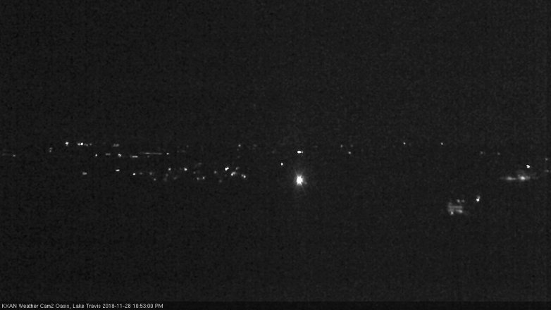 Lake Travis webcam, November 28, 2018 9:55 PM CT