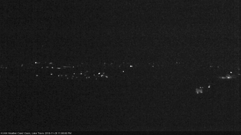 Lake Travis webcam, November 28, 2018 10:10 PM CT