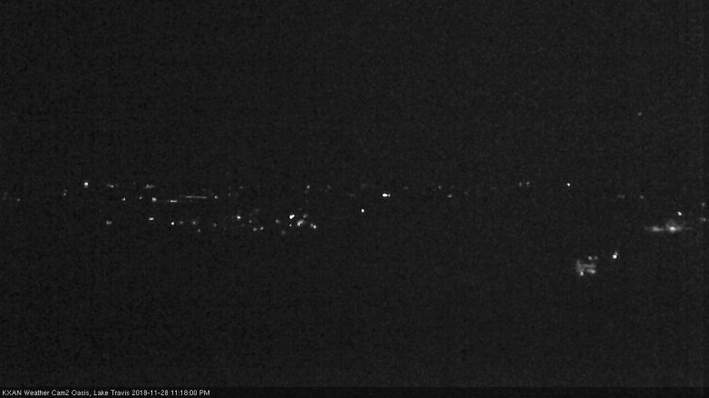 Lake Travis webcam, November 28, 2018 10:20 PM CT