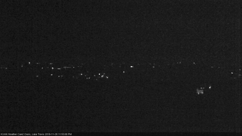 Lake Travis webcam, November 28, 2018 10:55 PM CT