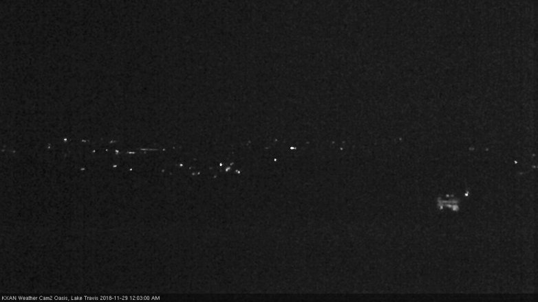 Lake Travis webcam, November 28, 2018 11:05 PM CT
