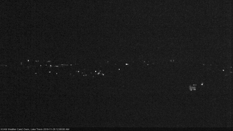Lake Travis webcam, November 28, 2018 11:10 PM CT