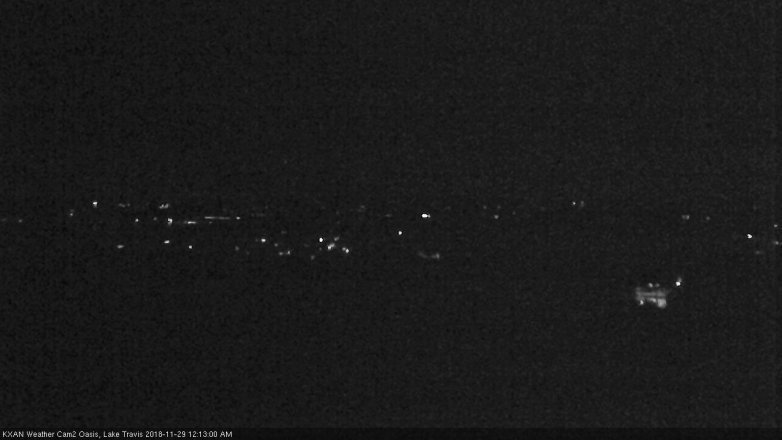 Lake Travis webcam, November 28, 2018 11:15 PM CT