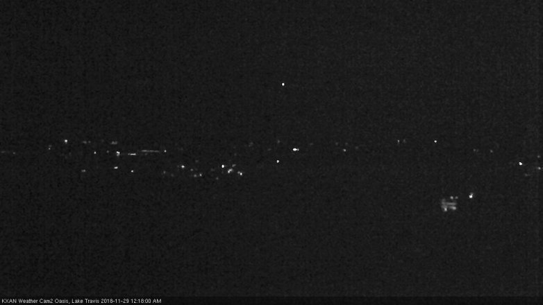 Lake Travis webcam, November 28, 2018 11:20 PM CT