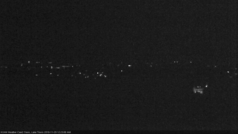 Lake Travis webcam, November 28, 2018 11:25 PM CT