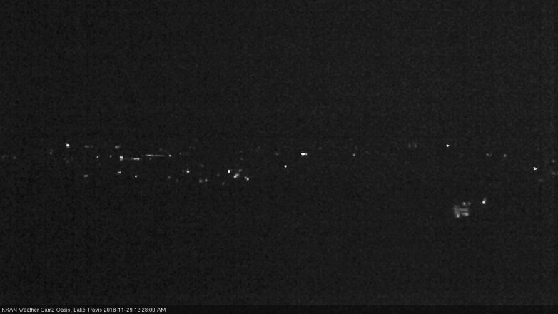 Lake Travis webcam, November 28, 2018 11:30 PM CT