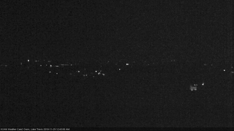Lake Travis webcam, November 28, 2018 11:45 PM CT