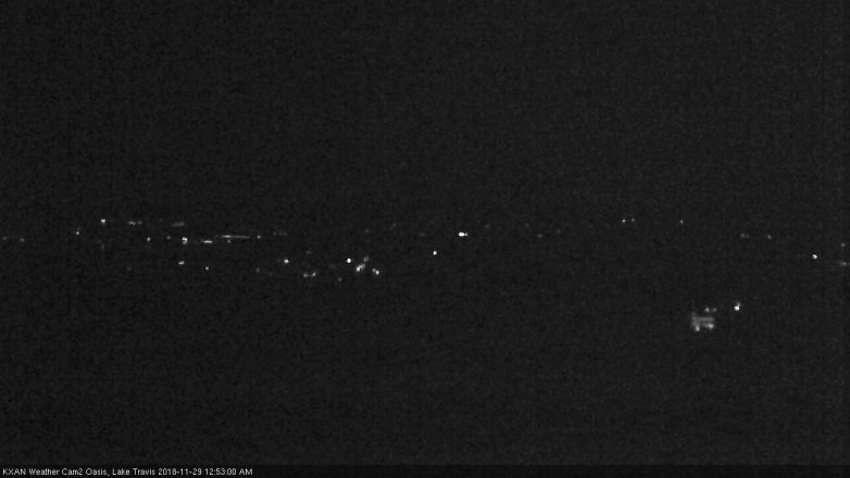 Lake Travis webcam, November 28, 2018 11:55 PM CT
