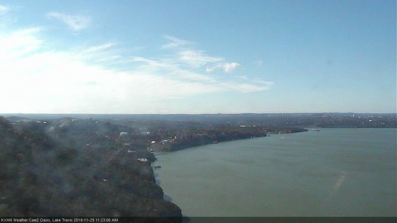 Lake Travis webcam, November 29, 2018 10:25 AM CT