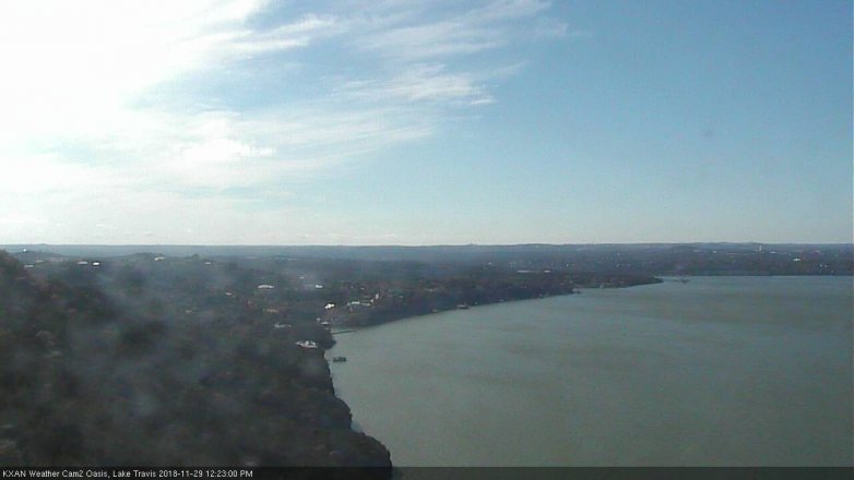 Lake Travis webcam, November 29, 2018 11:25 AM CT