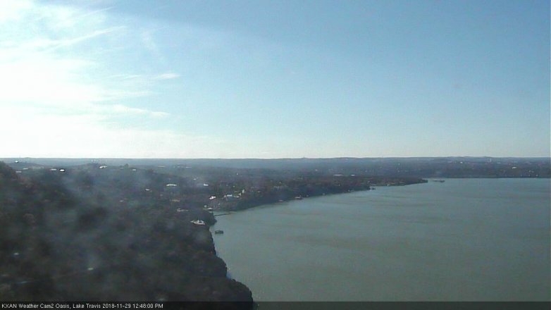 Lake Travis webcam, November 29, 2018 11:50 AM CT