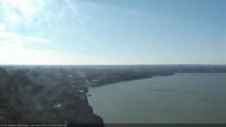 Lake Travis webcam, November 29, 2018 12:10 PM CT