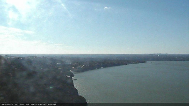 Lake Travis webcam, November 29, 2018 12:15 PM CT