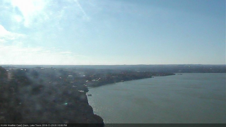 Lake Travis webcam, November 29, 2018 12:20 PM CT