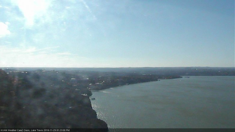 Lake Travis webcam, November 29, 2018 12:25 PM CT