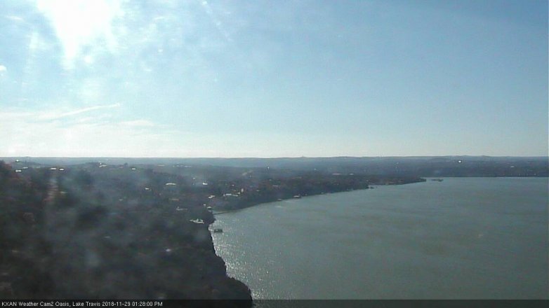 Lake Travis webcam, November 29, 2018 12:30 PM CT