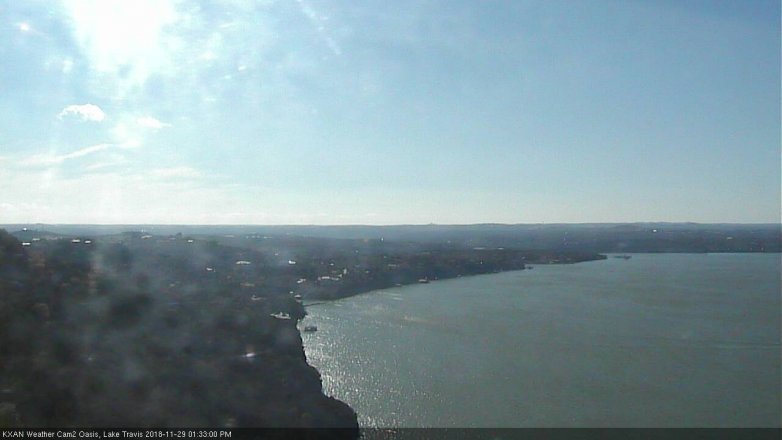Lake Travis webcam, November 29, 2018 12:35 PM CT